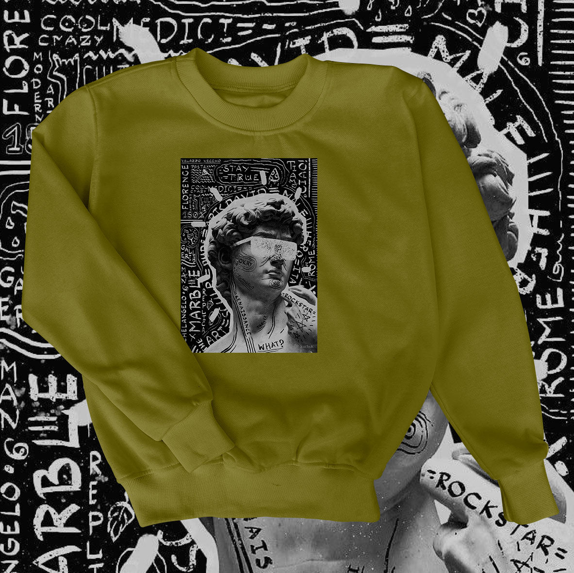 Michelangelo Graffiti Sweatshirt