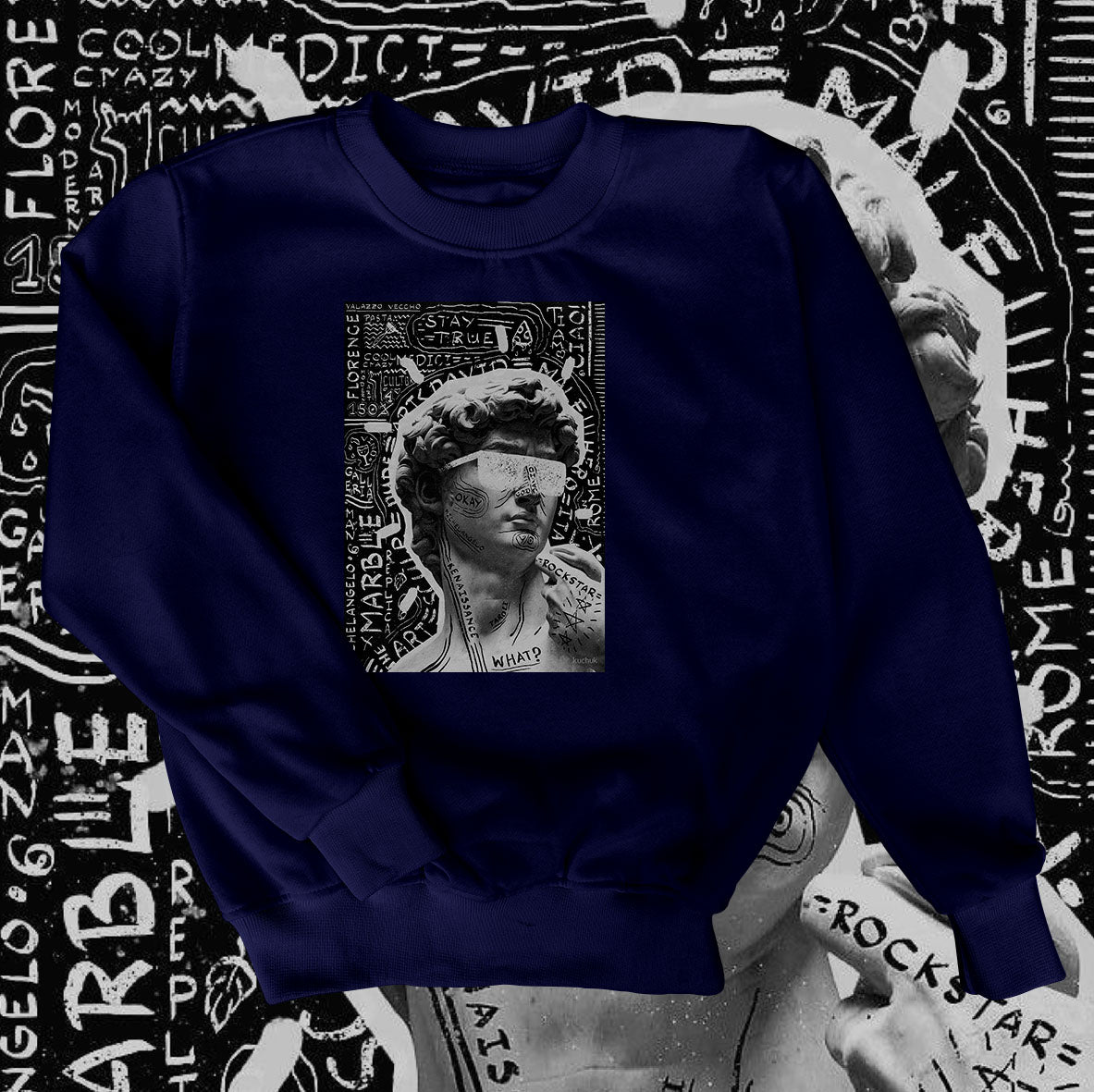 Michelangelo Graffiti Sweatshirt