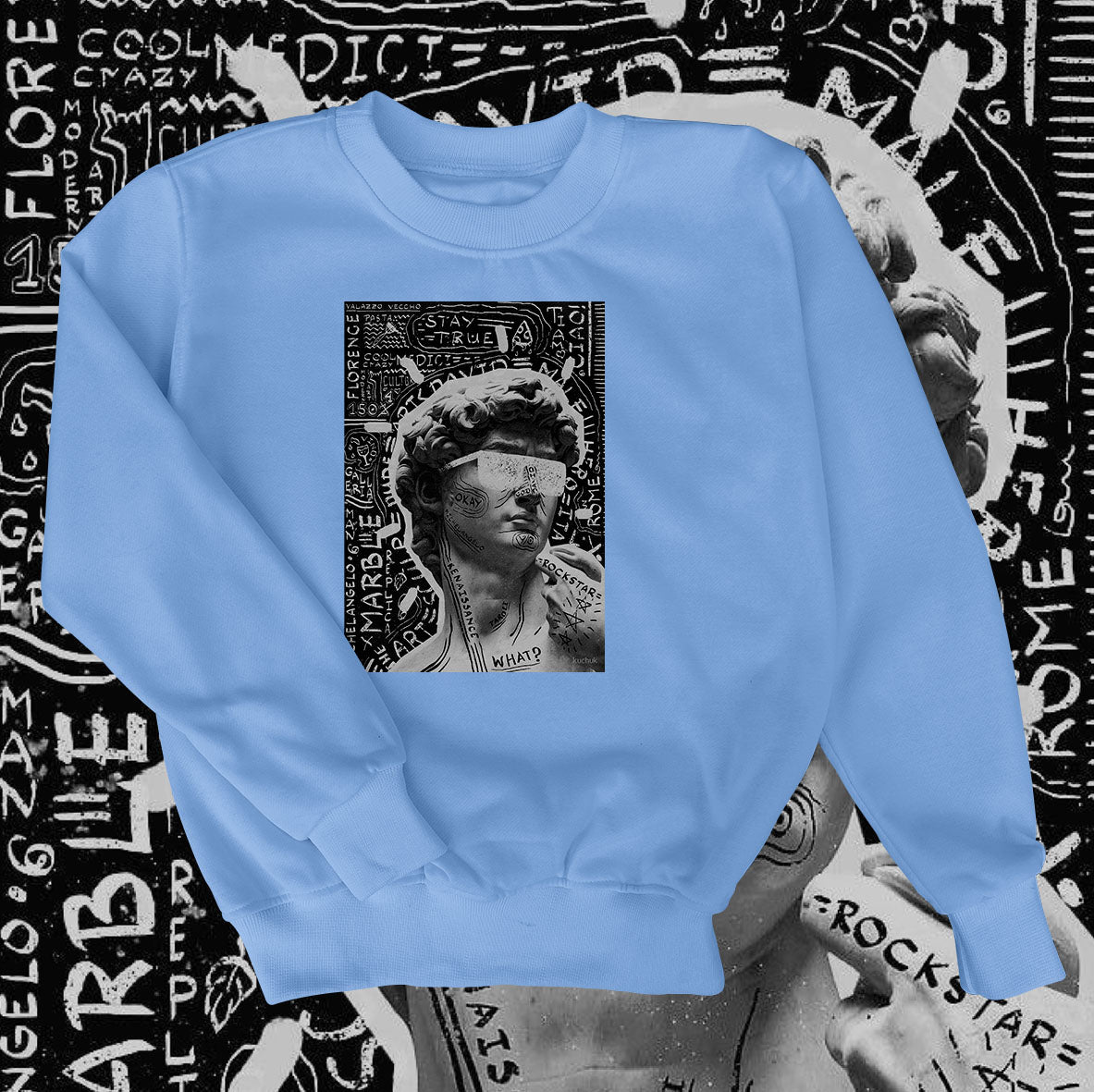 Michelangelo Graffiti Sweatshirt