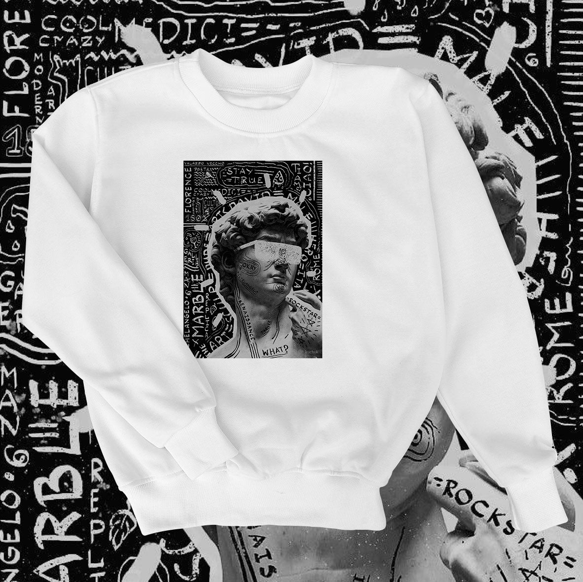 Michelangelo Graffiti Sweatshirt