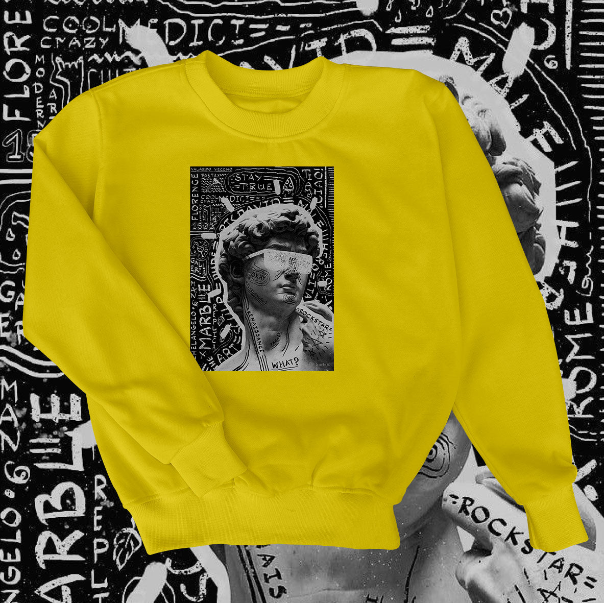 Michelangelo Graffiti Sweatshirt