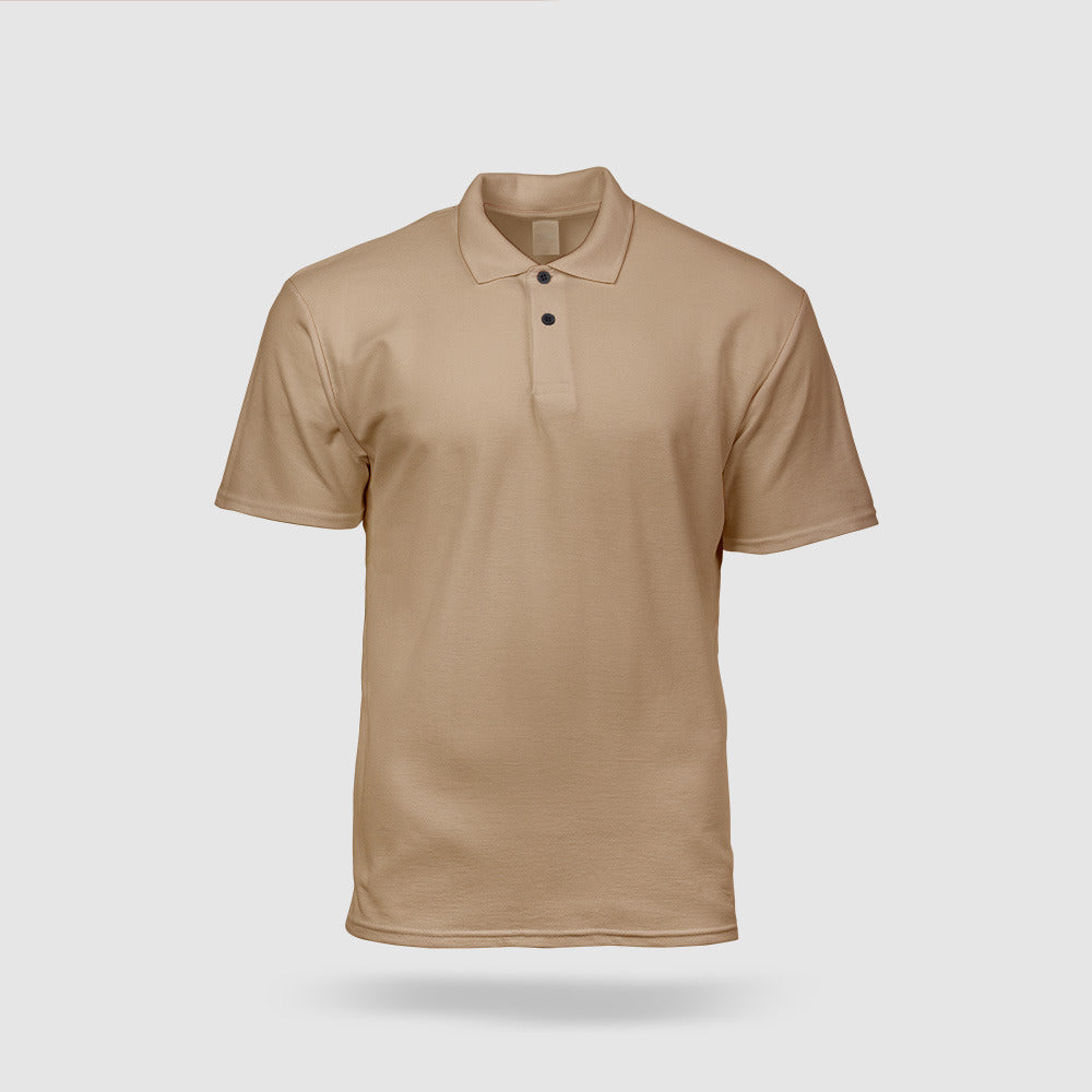 Beige Polo Tee