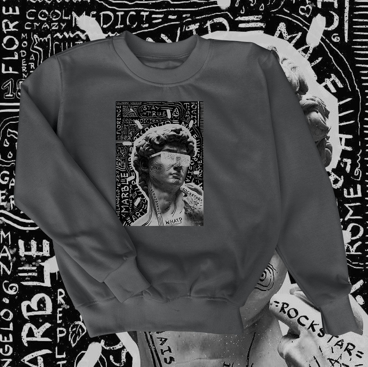 Michelangelo Graffiti Sweatshirt