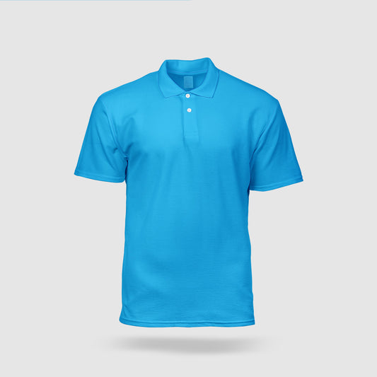 Sky Blue Polo Tee