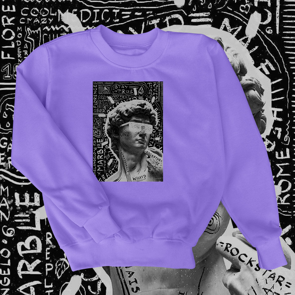 Michelangelo Graffiti Sweatshirt