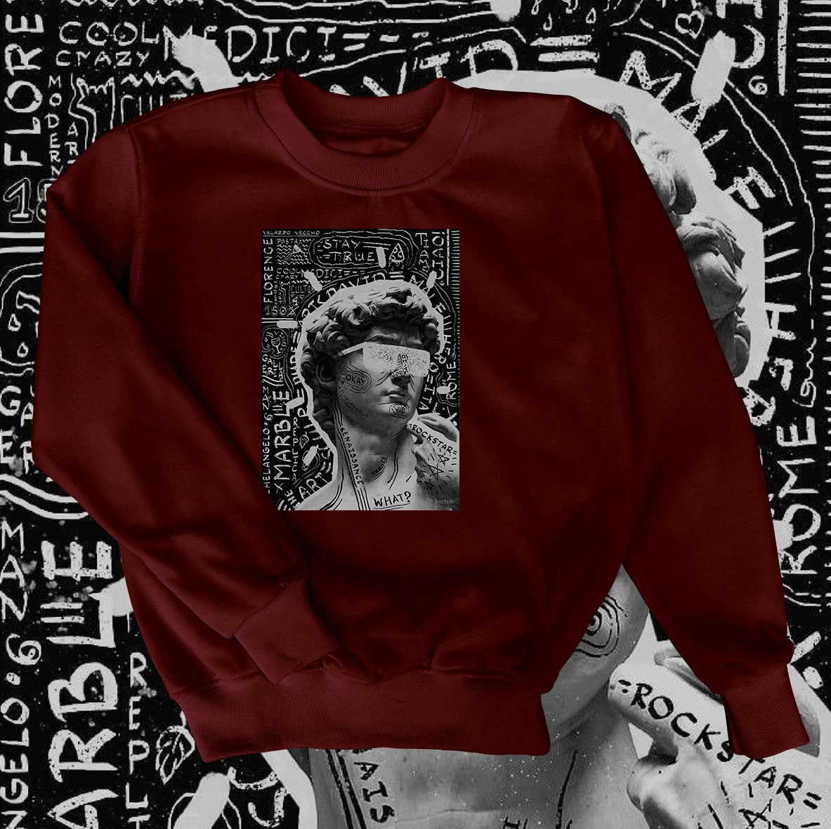 Michelangelo Graffiti Sweatshirt