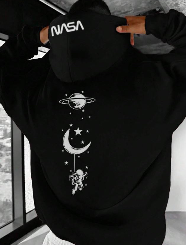 Moon and Planet NASA Hoodie